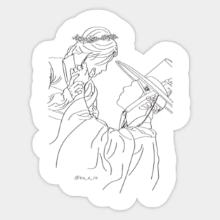 Love in the Moonlight Sticker